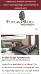 Mobile Screenshot of poplarridgeapartmentsfw.com